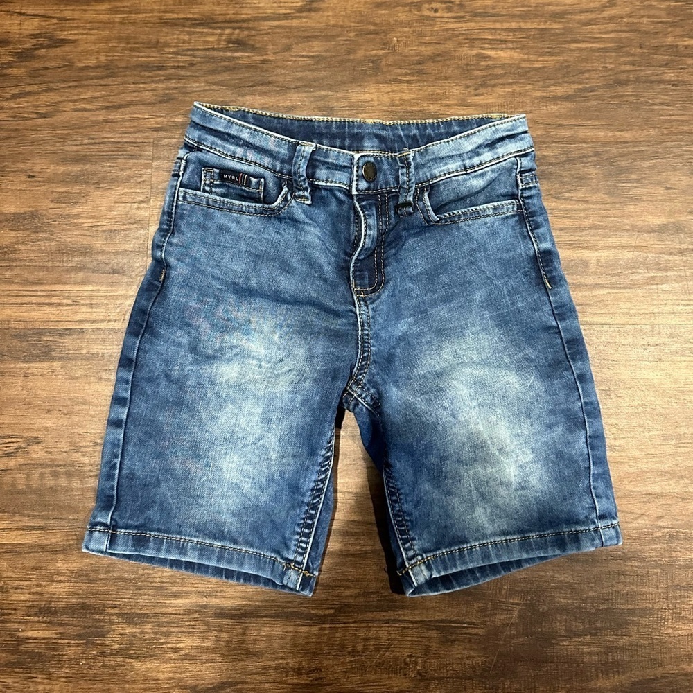 Mayoral Kids Blue Jean Shorts Size 6